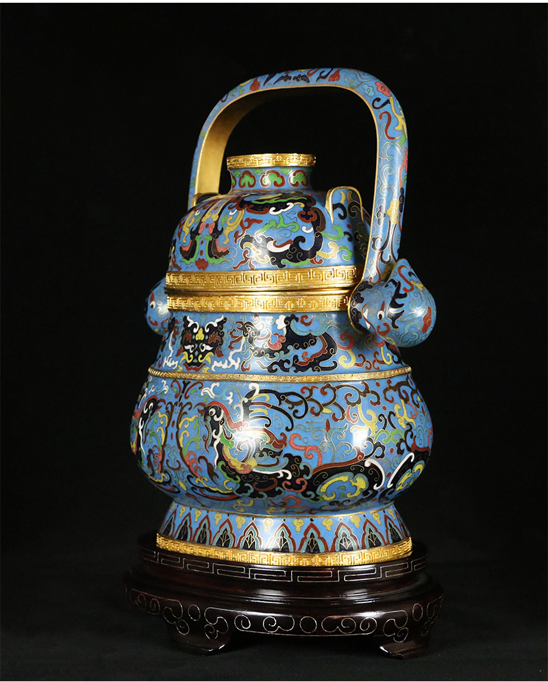 中藝盛嘉與中藝堂聯(lián)合舉辦張同祿景泰藍(lán)《故宮六珍·獸面紋提梁卣》文化藝術(shù)交流活動(dòng)